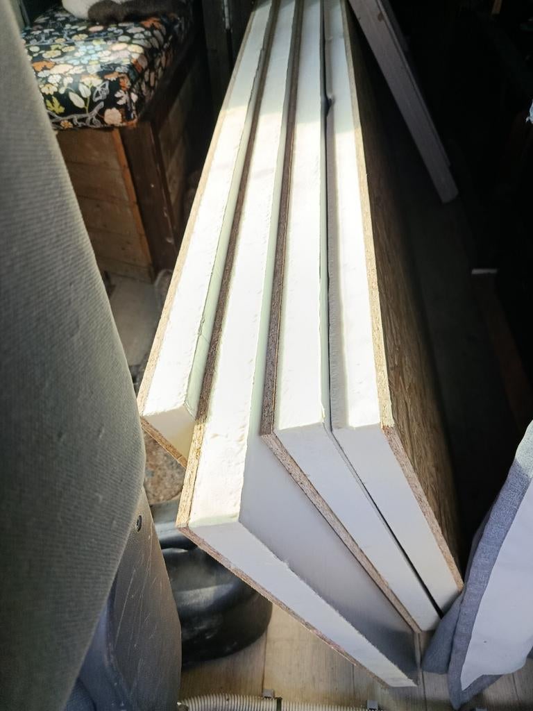 Isolatieplaten 40mm PIR met 9mm OSB, 5 stuks, Doe-het-zelf en Verbouw, Isolatie en Afdichting, Nieuw, Hardschuim (Pir), 4 tot 8 cm