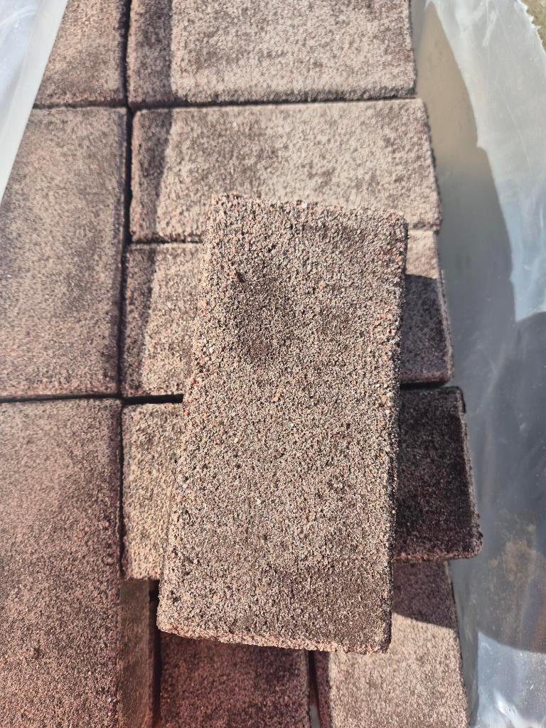 gebakken klinkers kf rood/bruin, Tuin en Terras, Ophalen, Keramiek, Klinkers, Nieuw