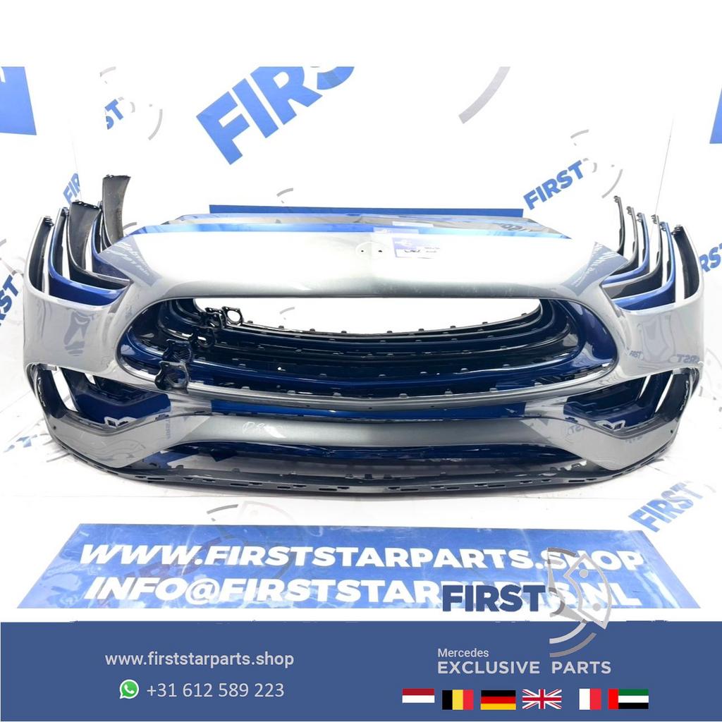 W206 BUMPER AMG VOORBUMPER S206 2021-2026 A2068858401 ZWART, Gebruikt, -, Voor, Ophalen of Verzenden