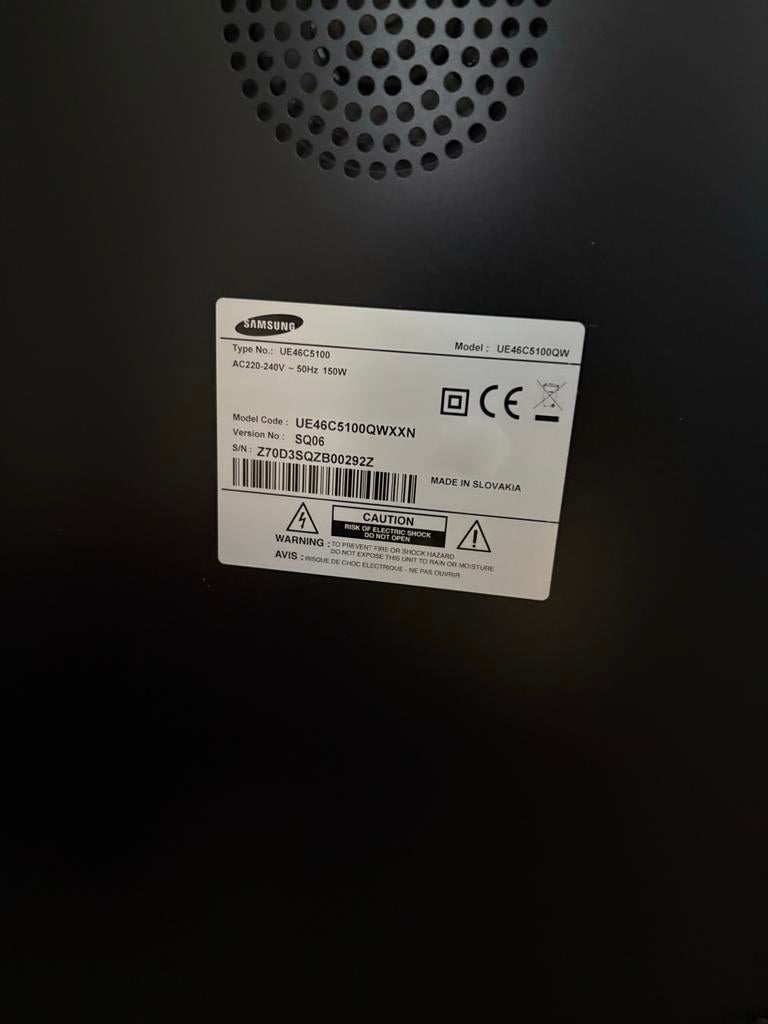 Samsung 46 inch LED TV - Model UE46C5100, Ophalen, 50 Hz, Samsung, 100 cm of meer