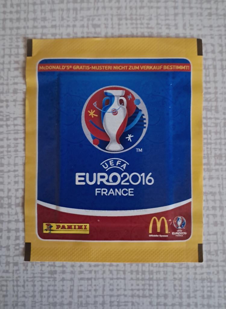 Panini EK Euro 2016 zakje packet MCDonalds, Ophalen of Verzenden, Nieuw, Meerdere stickers