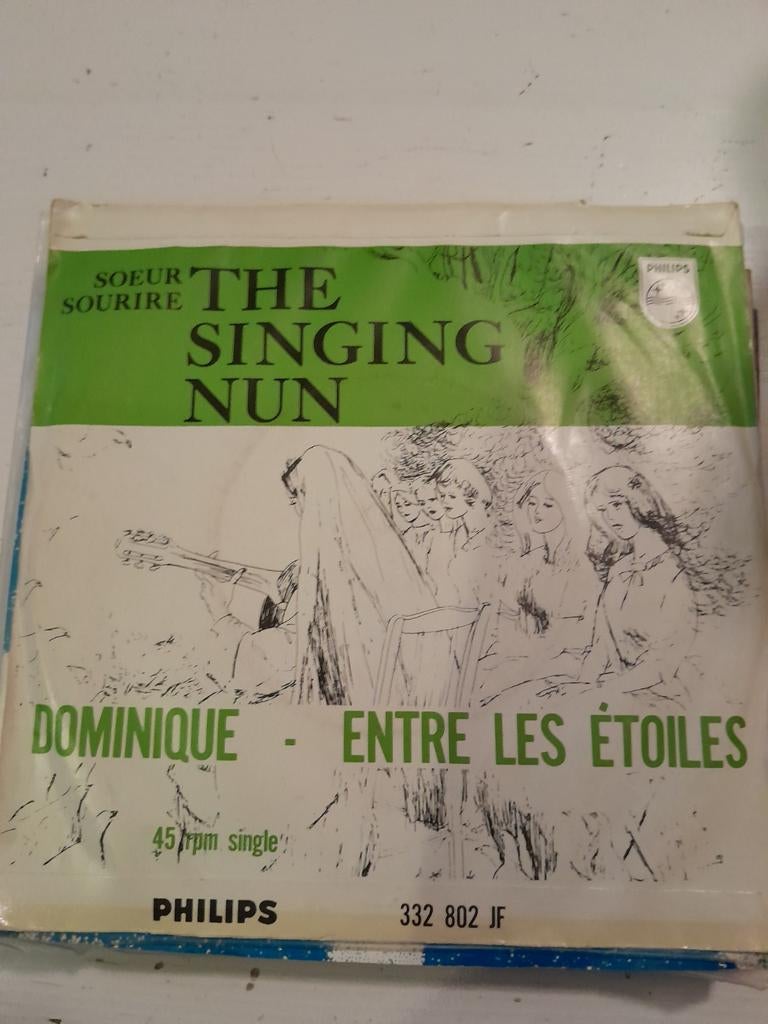 The singing nun 7 inch dominique, Ophalen of Verzenden, Zo goed als nieuw, Pop