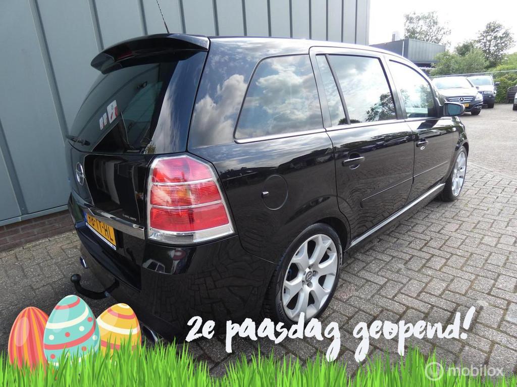 Opel Zafira 2.0 T OPC NAP//CRUISE//AIRCO//OPC//CV+AB//TREKHA, Voorwielaandrijving, 1998 cc, 4 cilinders, Zwart