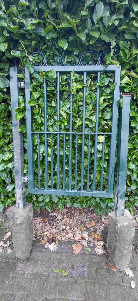 Ijzeren poortje, Tuin en Terras, Tuinhekken en Hekwerk, Ophalen, Met poort, Gebruikt, Sierhekwerk