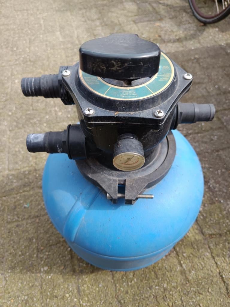 Zandfilter voor zwembad of vijver, Ophalen