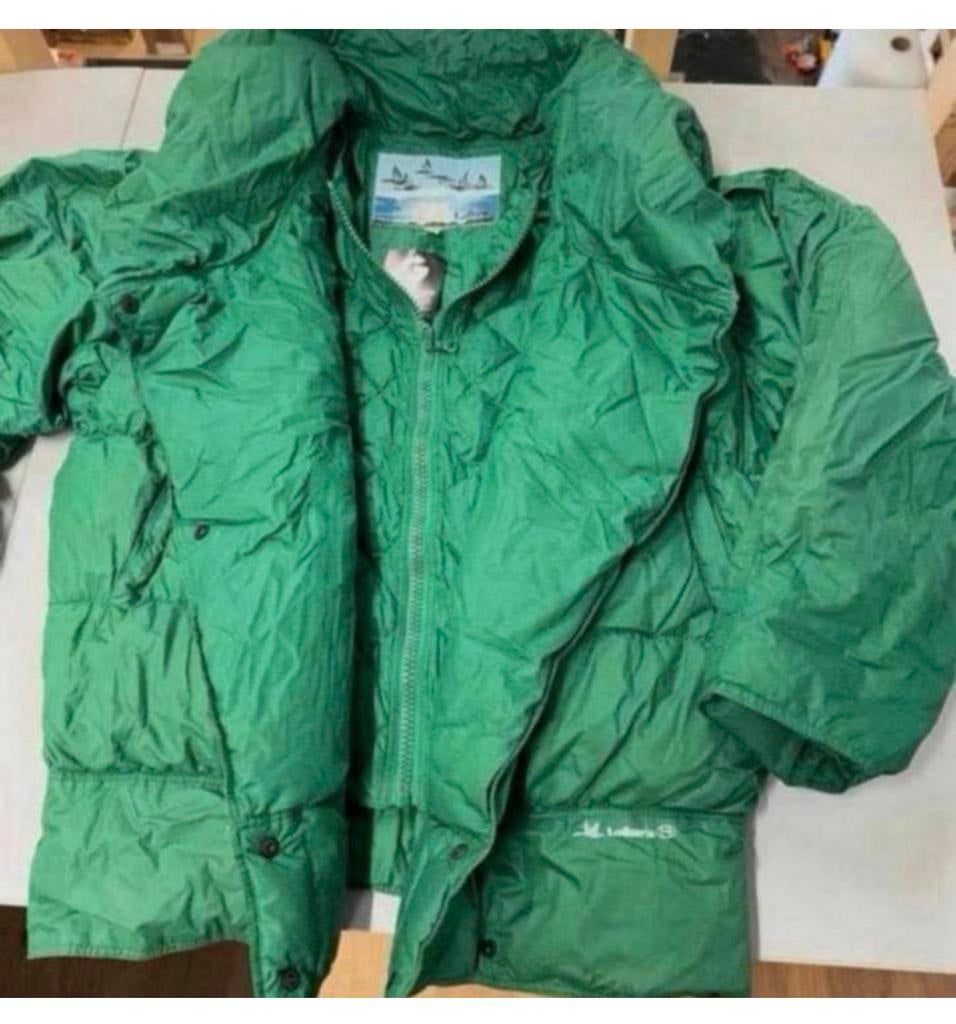 Vintage Lotharius Paris Donsjas jas dames M bijzondere kraag, Maat 38/40 (M), Ophalen of Verzenden, Zo goed als nieuw, H