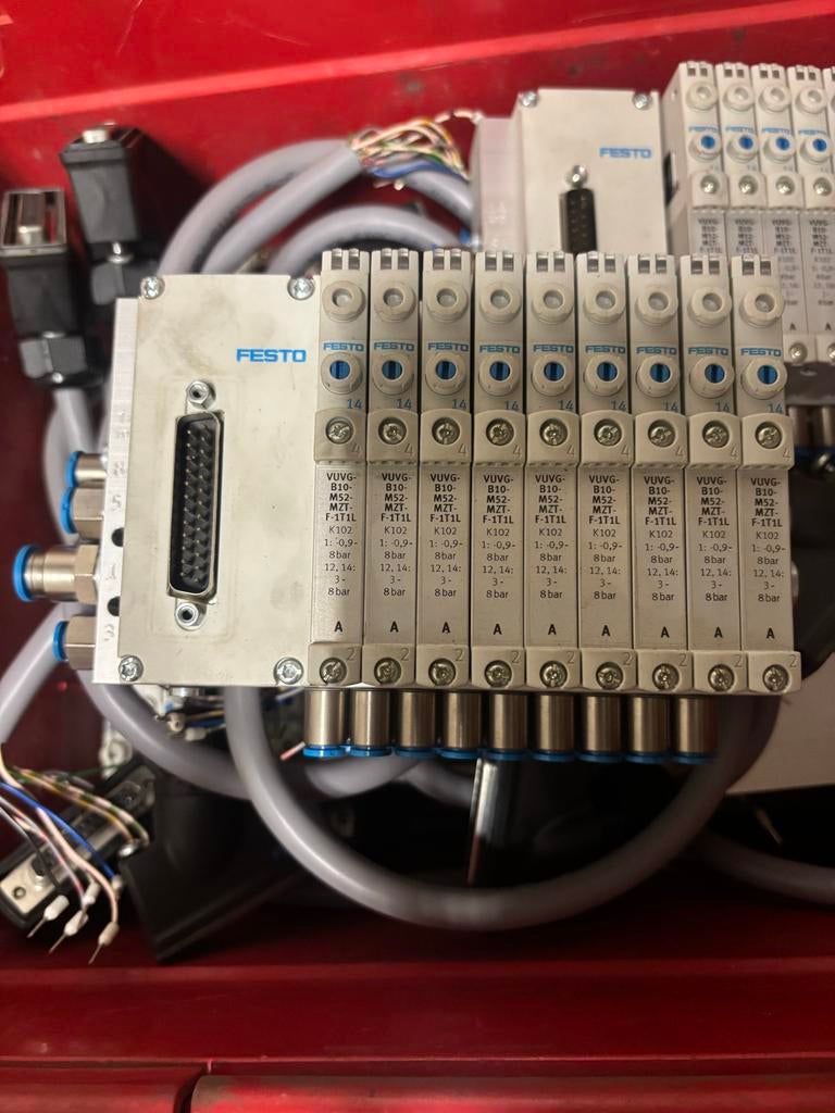 Festo ventieleiland, Ophalen