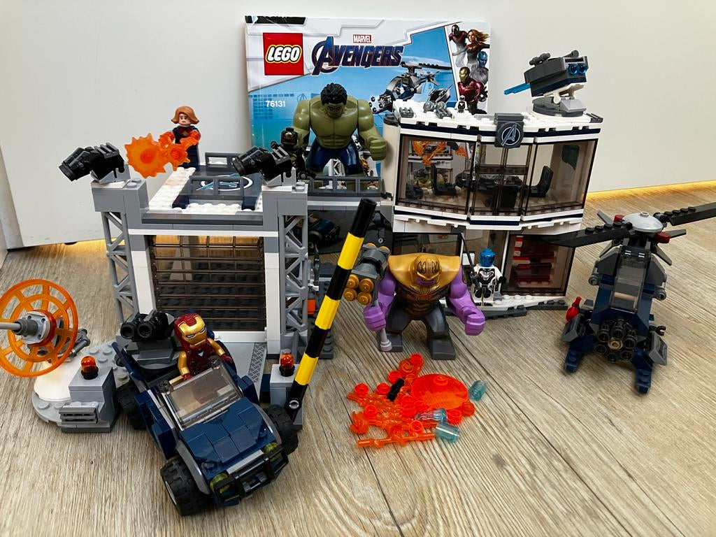Lego Marvel Avengers Compound Battle 76131 complete set, Marvel, Lego, Ophalen of Verzenden, Zo goed als nieuw
