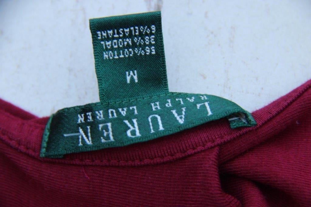 Jurk donkerrood Ralph Lauren mt M Vaste prijs, Maat 38/40 (M), Verzenden, Zo goed als nieuw, Knielengte