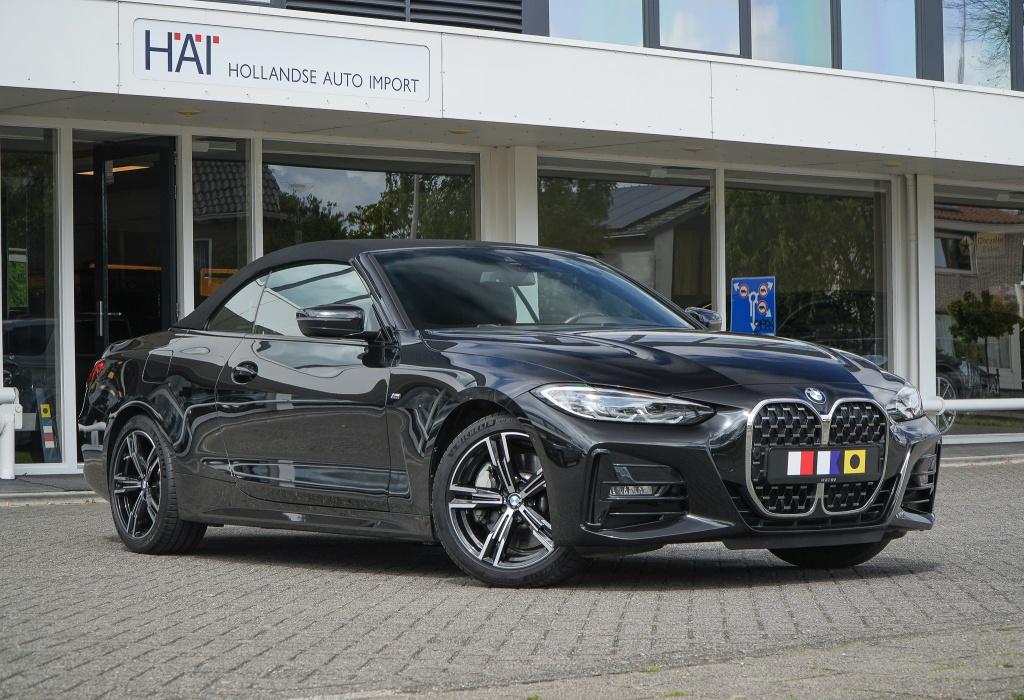 BMW 4 Serie Cabrio 430i High Exe. I M-Sport I (bj 2023), Automaat, 1998 cc, Gebruikt, Zwart