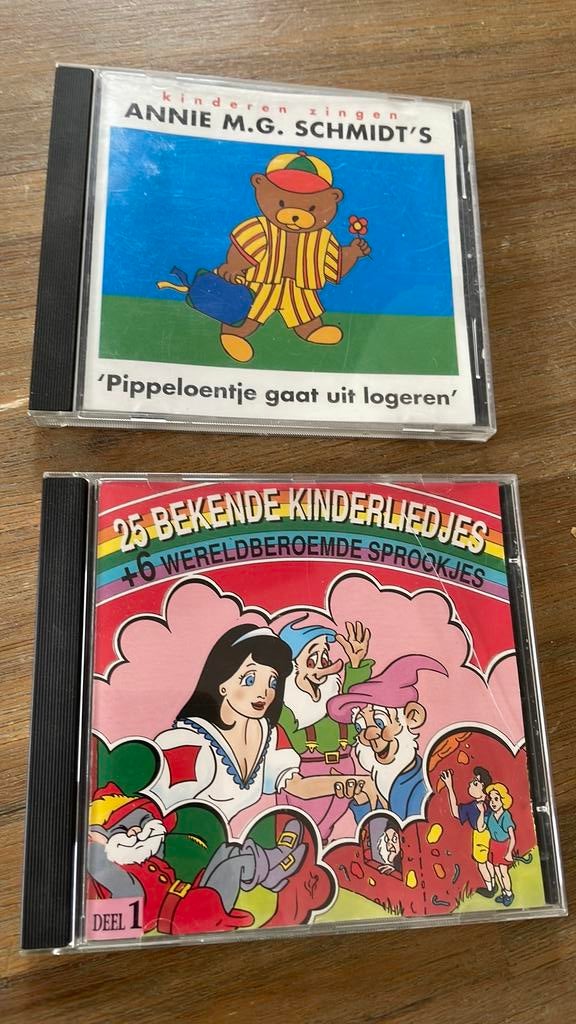 2 CDs voor kinderen, Cd's en Dvd's, Cd's | Kinderen en Jeugd, Ophalen of Verzenden, Zo goed als nieuw