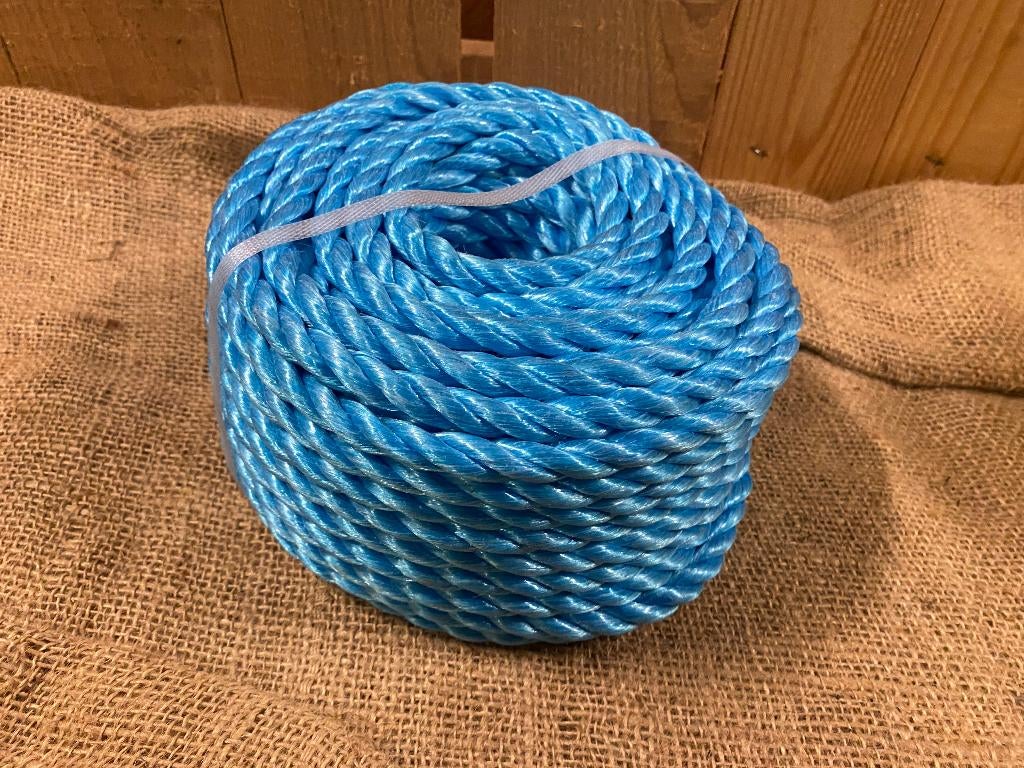 TOUW POLYPROP 10mm rollen a 30mtr/blauw, Ophalen, Nieuw, Lijn of Blok