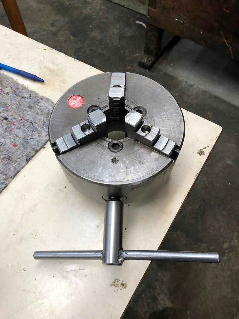 Drieklauw Rohm AI draaibank, Ophalen of Verzenden, Gebruikt