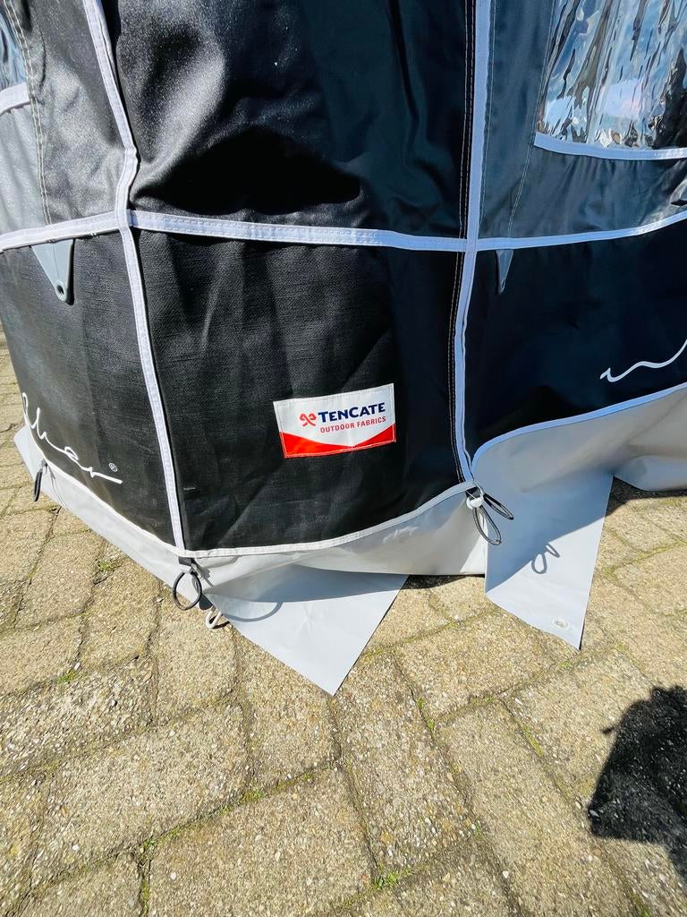 Walker Atrium 300 Voortent met Glasfiber Stokken (Z.G.A.N.), Ophalen of Verzenden, Zo goed als nieuw, Walker Campingstyle