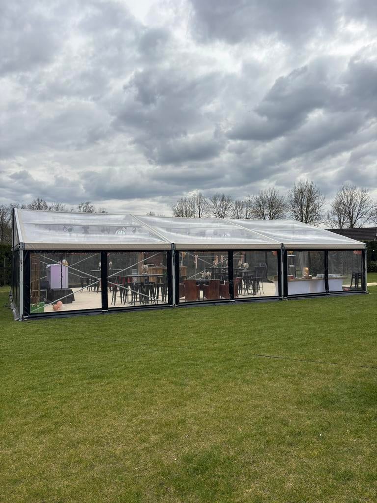 Transparante tent huren | aluhal | 100% weersbestendig, Ophalen of Verzenden, Nieuw, Overige