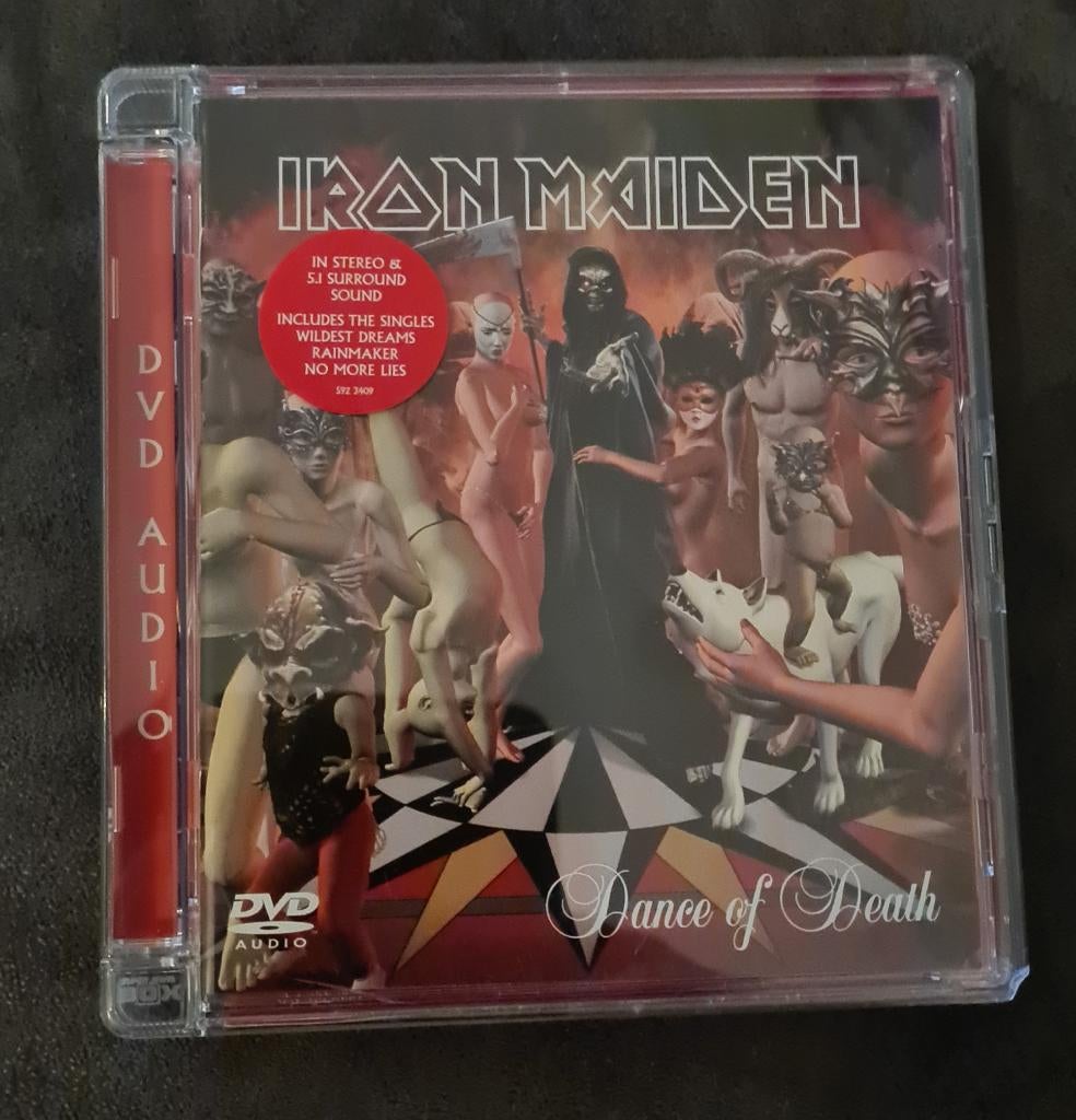 IRON MAIDEN - DANCE OF DEATH. AUDIO DVD, Ophalen of Verzenden, Zo goed als nieuw