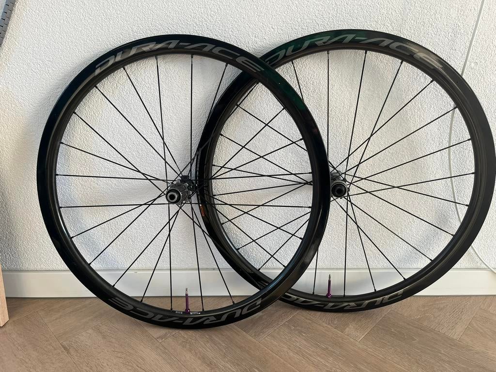 Shimano Dura Ace R9170 C40 TL Disc racefiets wielen, Fietsen en Brommers, Fietsonderdelen, Wiel, Gebruikt, Ophalen of Verzenden