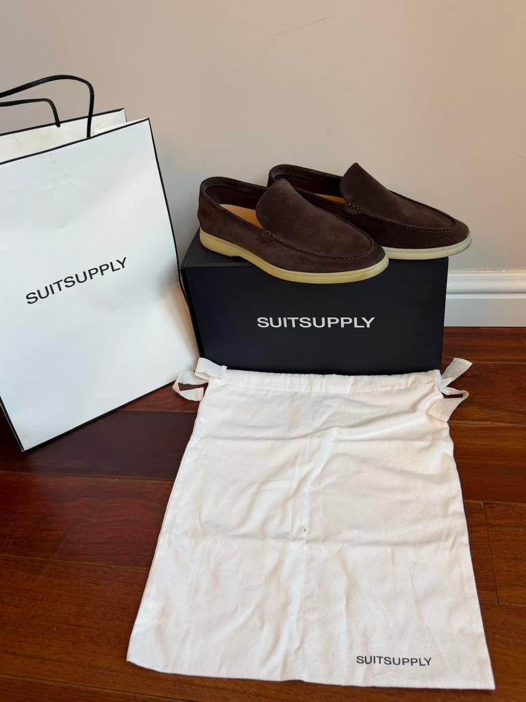 Suitsupply loafers, Ophalen of Verzenden, Zo goed als nieuw, Bruin, Loafers