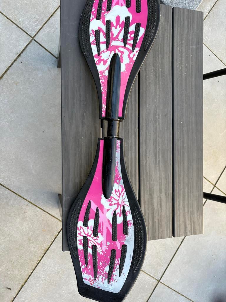 Waveboard Roze/Zwart, Sport en Fitness, Skateboarden, Ophalen, Gebruikt, Waveboard