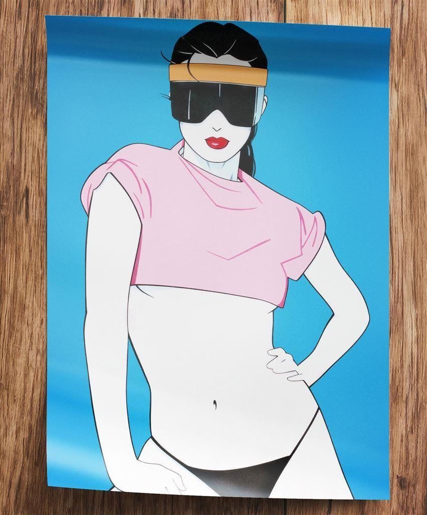 Patrick Nagel Pop Art Vaporwave Jaren 80 Kunst Print poster, Ophalen of Verzenden, Nieuw, A1 t/m A3, Overige onderwerpen