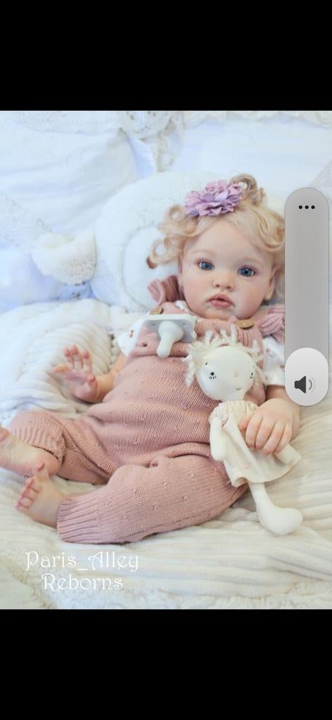 Reborn babypop Chantal van Natali Blick., Verzamelen, Poppen, Pop, Ophalen of Verzenden