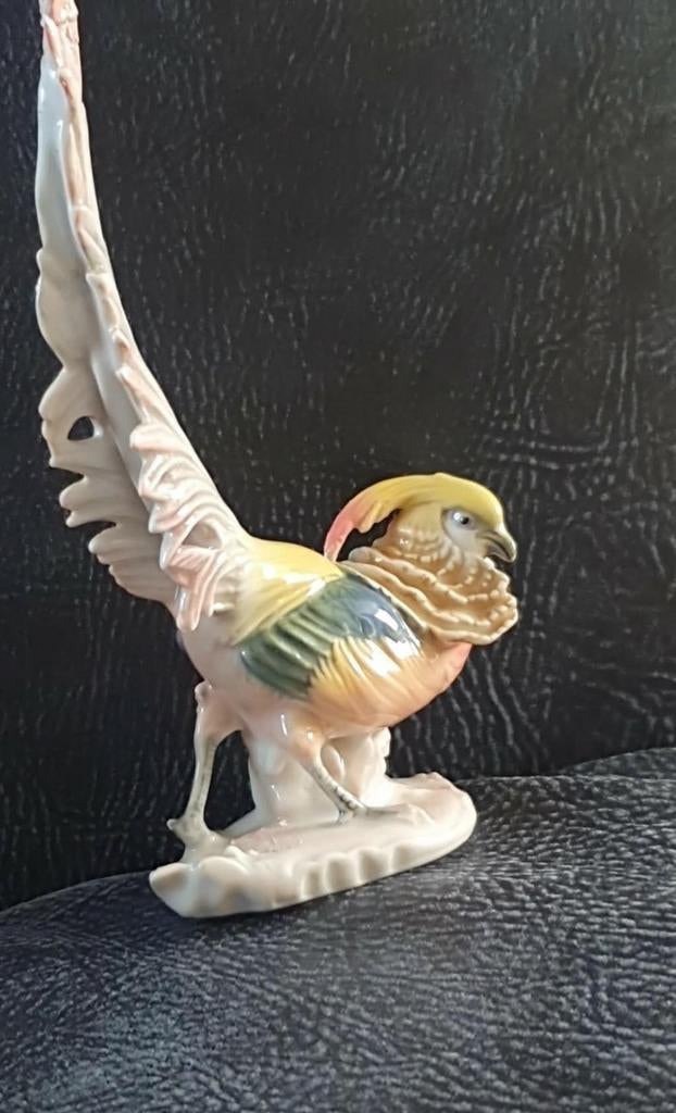 Karl Ens Antieke, prachtige Duitse Gouden Fazant.Jaar 1920., Antiek en Kunst, Curiosa en Brocante, Ophalen of Verzenden