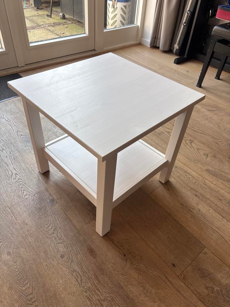 Hemnes salontafel van IKEA, wit, Huis en Inrichting, Tafels | Salontafels, 50 tot 75 cm, Vierkant, Zo goed als nieuw, Grenenhout
