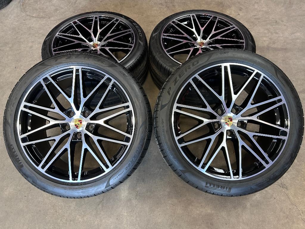 NIEUW 22 inch originele velgen + zomerbanden Porsche Cayenne, 285 mm, Banden en Velgen, Nieuw, Overige maten