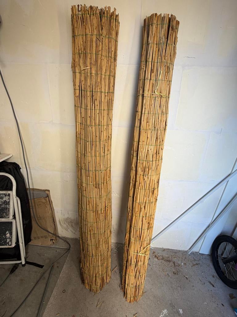 2 rietmatten op rol 175 x 200, Overige materialen, 1 tot 2 meter, Minder dan 3 meter, Nieuw