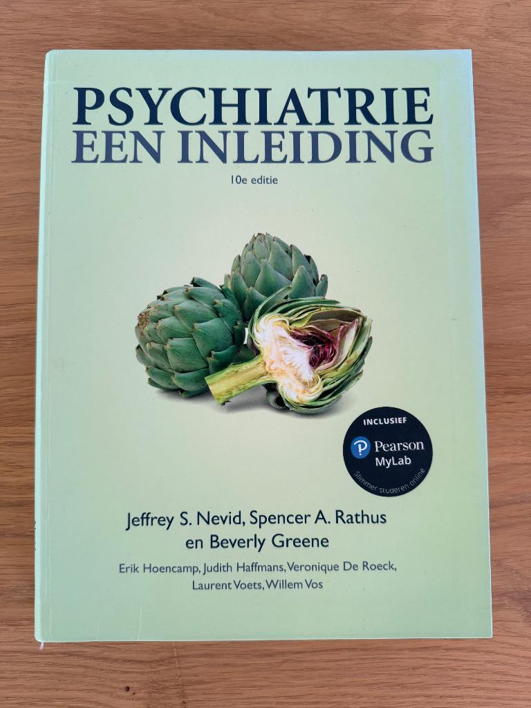 Psychiatrie een inleiding 9789043038126, Boeken, Pearson, Zo goed als nieuw, Beta, HBO
