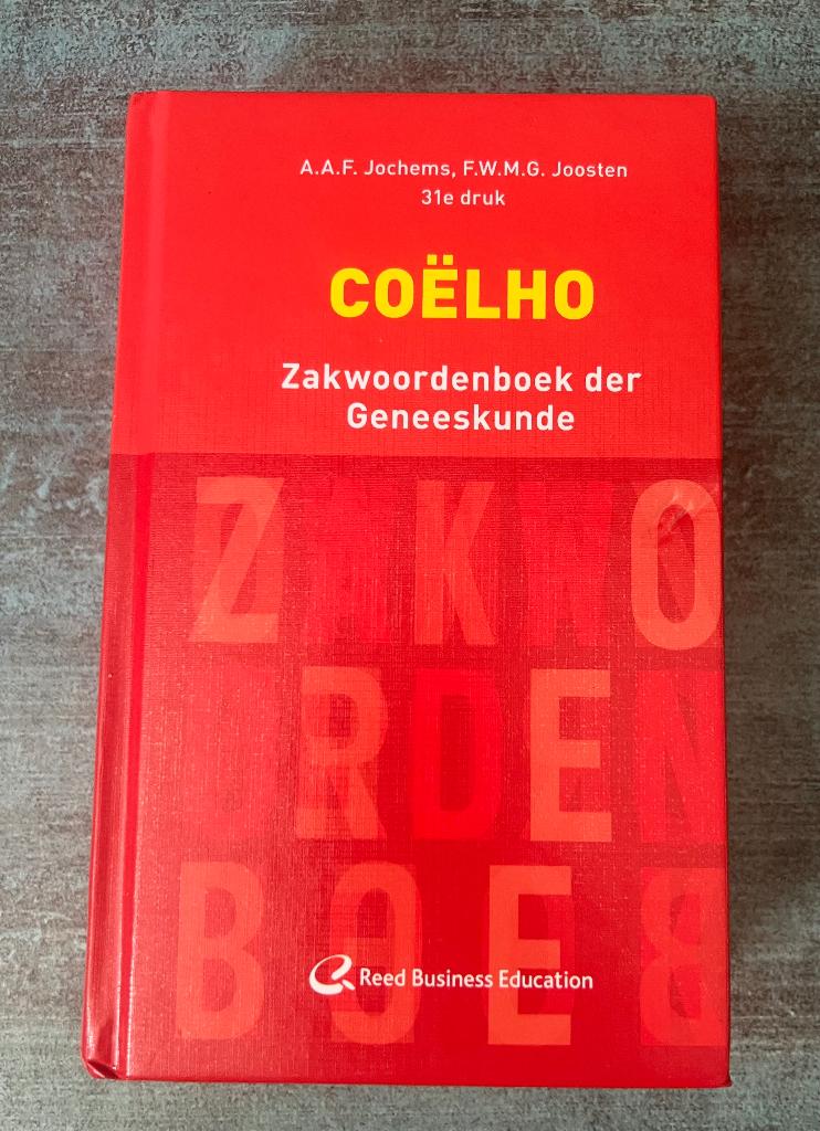 Zakwoordenboek der Geneeskunde. Coëlho., Boeken, Studieboeken en Cursussen, Ophalen of Verzenden, Beta, Nieuw, Overige niveaus