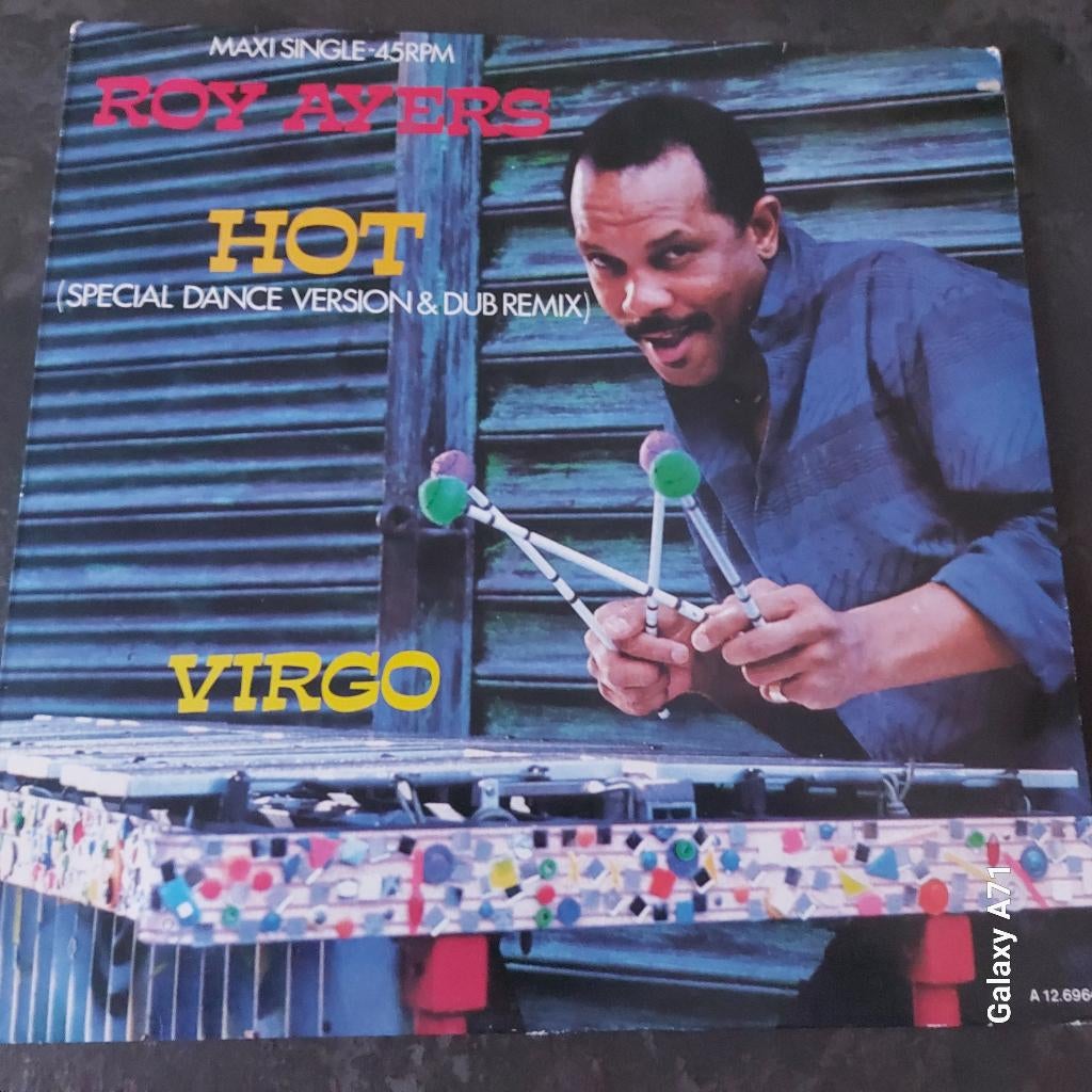 12 inch Maxisingel Roy Ayers - Hot (1986), Ophalen of Verzenden, Gebruikt, 12 inch, Disco