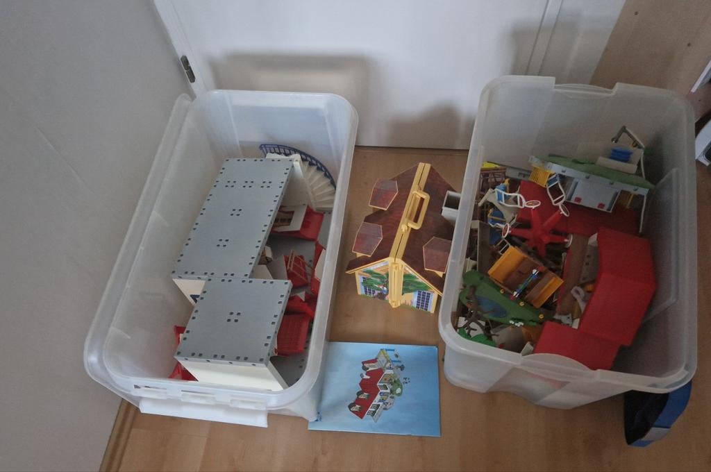 Playmobil huis manege speeltuin meubels koets paarden 3965, Ophalen of Verzenden