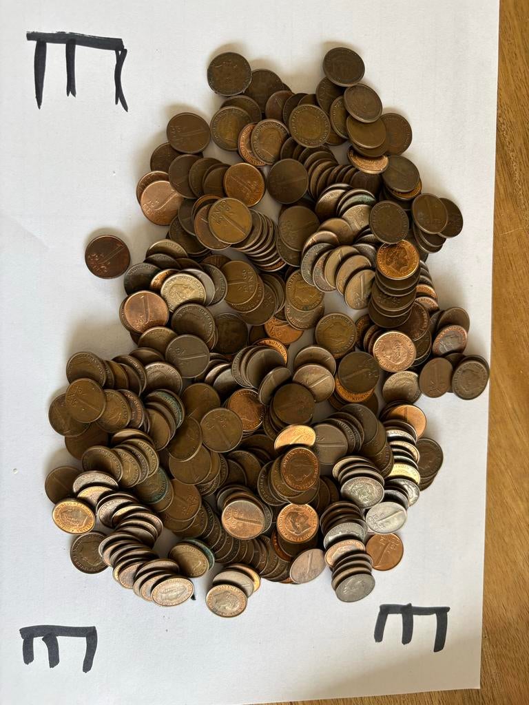 E Grote hoeveelheid Nederlandse centen, Postzegels en Munten, Munten | Nederland, Ophalen of Verzenden, Koningin Wilhelmina, 1 cent