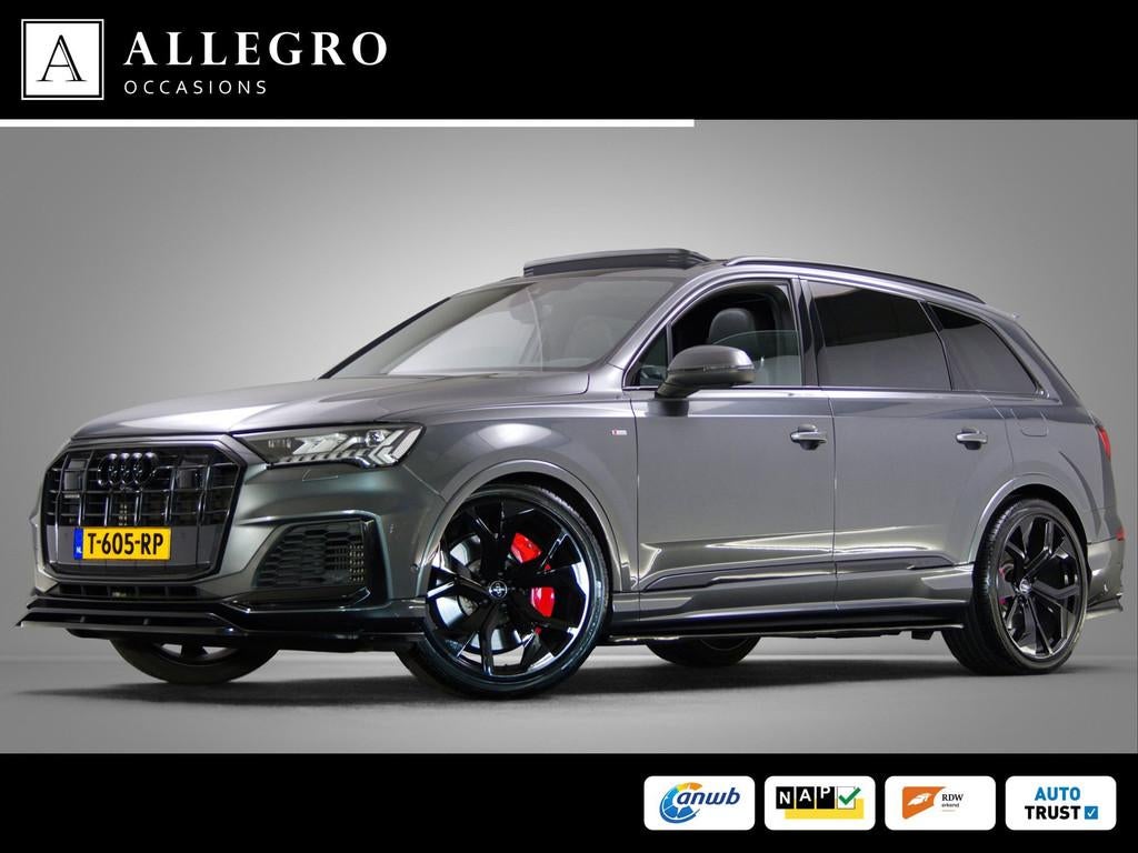 Audi Q7 55 TFSI e quattro S-Line (MAXTON, LUCHTVERING, PANO,, Automaat, Gebruikt, Bedrijf, SUV of Terreinwagen