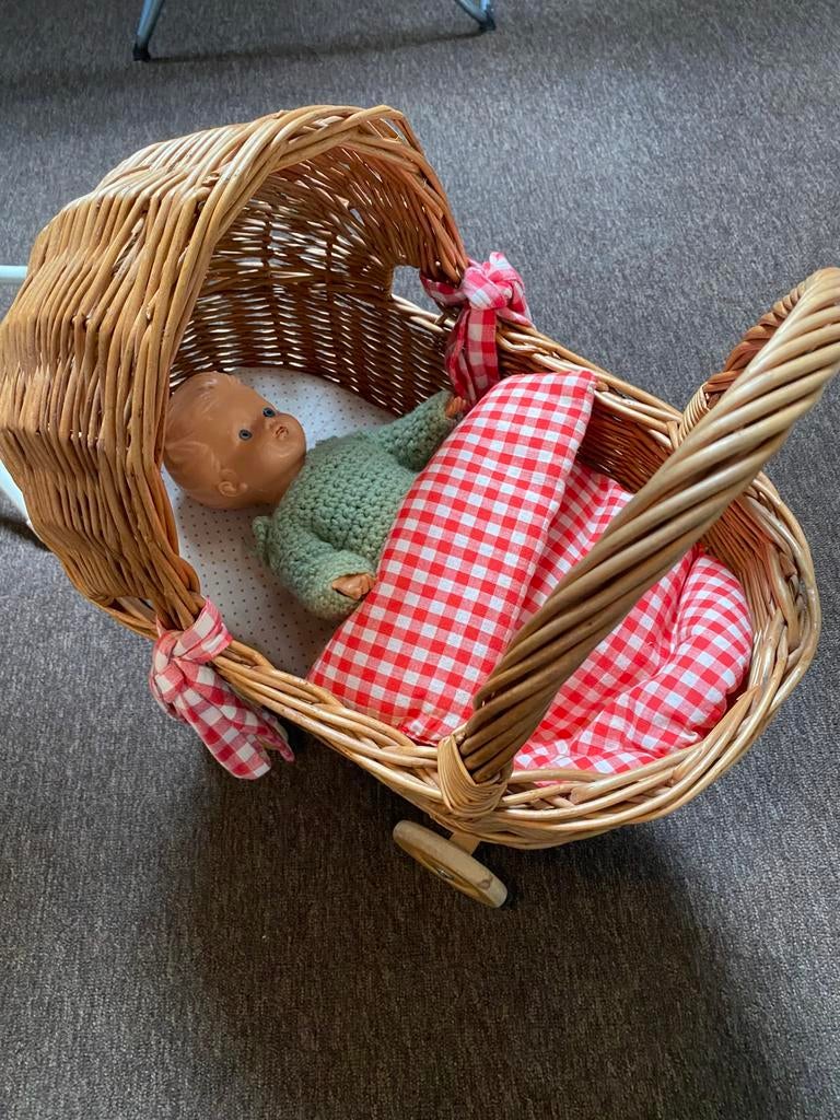 Oud poppenwagentje, Antiek en Kunst, Antiek | Speelgoed, Ophalen of Verzenden