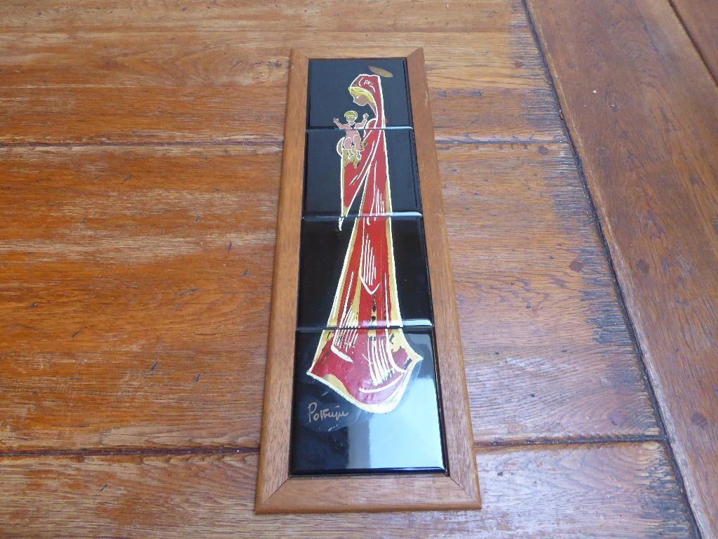 Vintage tegeltableau Metlach, Ophalen of Verzenden