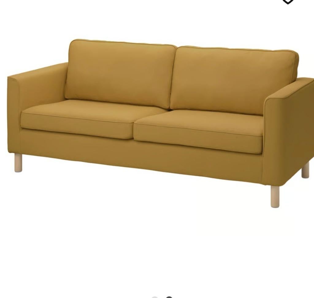 NIEUW IKEA PÄRUP hoes voor 3-zitsbank - Okergeel / Mustard, Huis en Inrichting, Banken | Bankstellen, 75 tot 100 cm, Ophalen of Verzenden