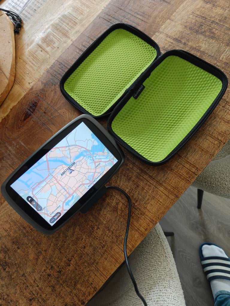TomTom AFA60 navigatiesysteem met hoesje, Ophalen of Verzenden