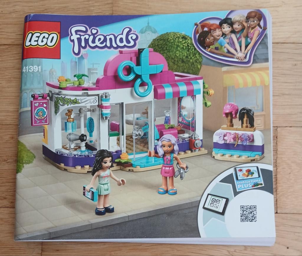 LEGO Friends 41391Heartlake City Hair Salon Compleet Z.G.A.N, Lego, Overige typen, Ophalen of Verzenden, Zo goed als nieuw