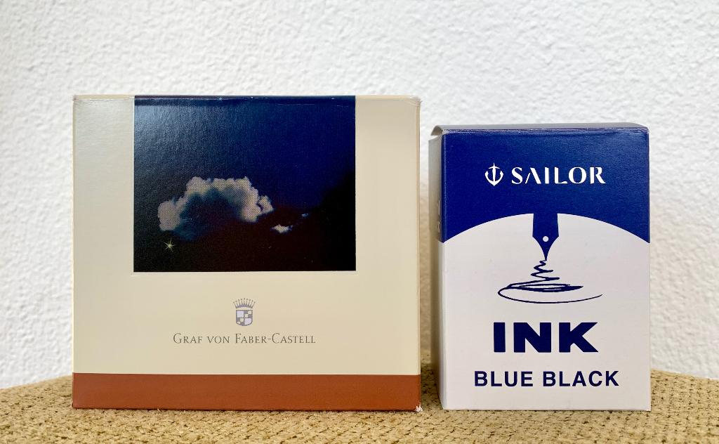 Vulpen inkt Blue-Black, Sailor en Graf v. Faber-Castell, Overige merken, Nieuw, Met doosje, Ophalen of Verzenden
