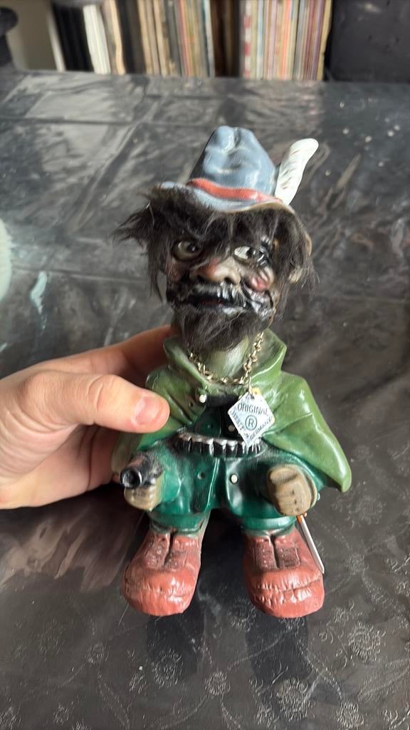 Vintage Heico trol Bobblehead Western Germany, Verzamelen, Ophalen of Verzenden, Gebruikt