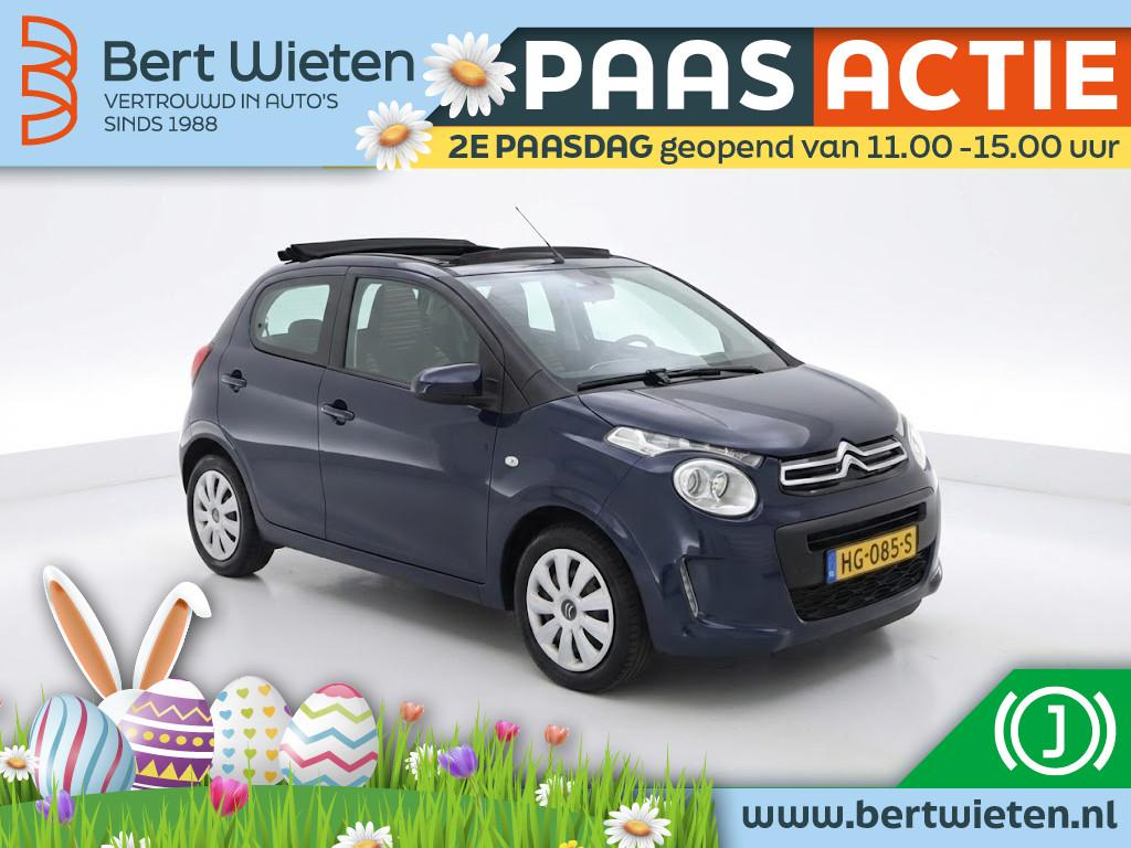 Citroën C1 1.0 e-VTi AirS | Geen import | Cabrio | Airco, Euro 5, Stof, Gebruikt, Zwart