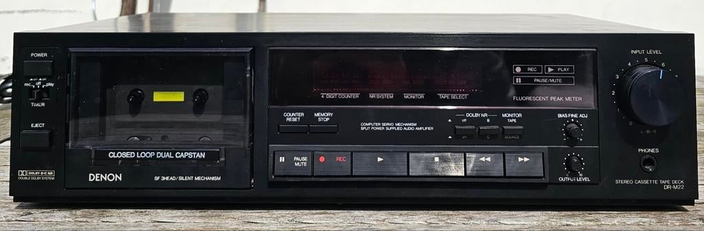 Denon DRM22 Dual Capstan 3 kops Dolby BC izgst. Garantie, DENON, Denon, Enkel, Ophalen of Verzenden