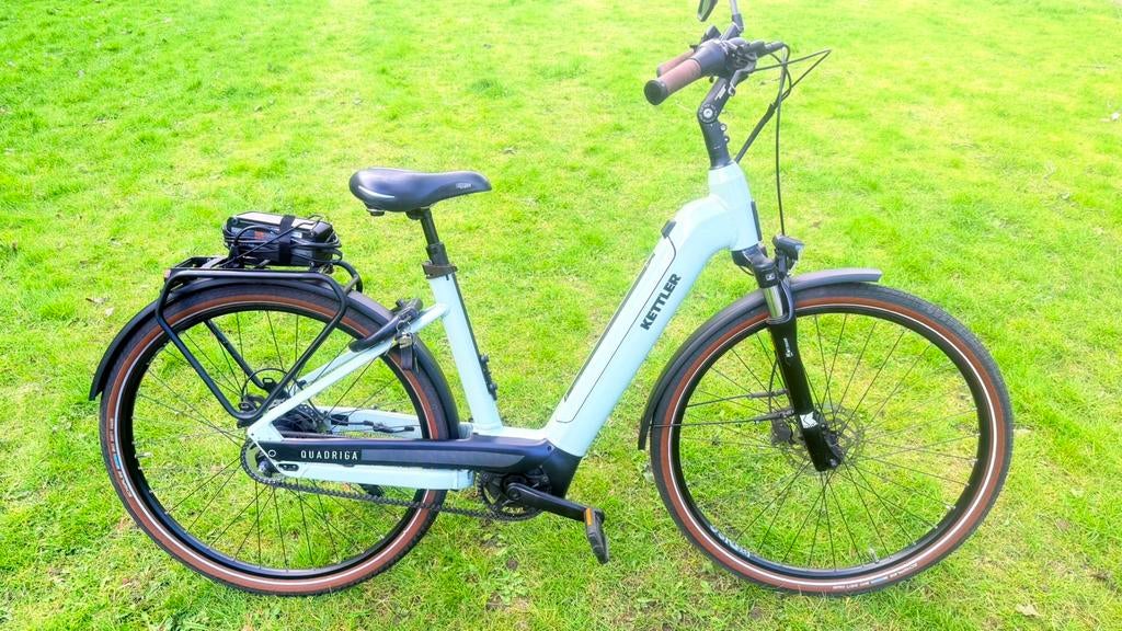 Luxe goede Elektrische fiets Kettler Quadriga Belt 49cm, Gebruikt, 47 tot 51 cm, 50 km per accu of meer, Ophalen