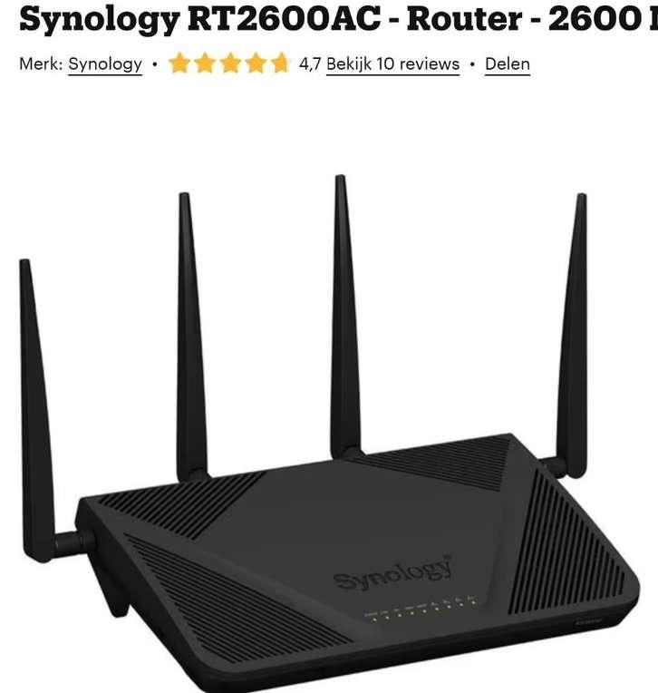 Synology RT2600AC Router, Ophalen
