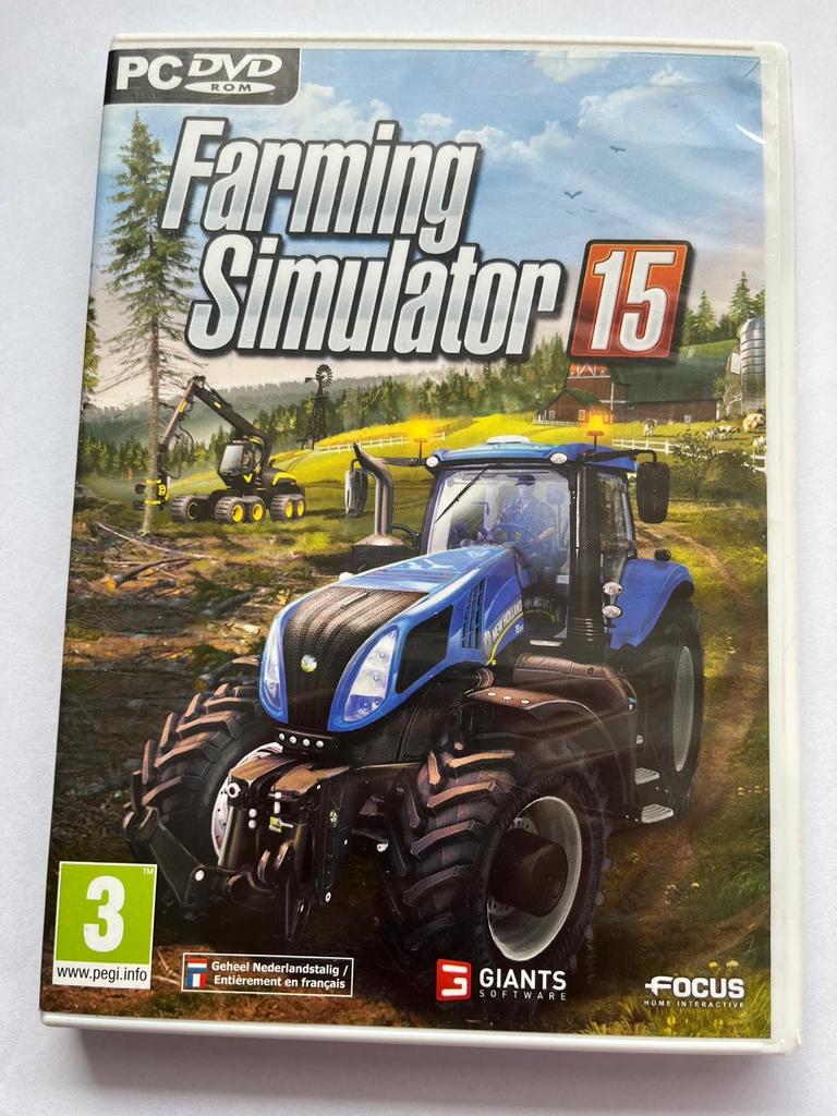 Farming Simulator 15 PC DVD-ROM - Compleet met handleiding, Online, Gebruikt, Ophalen of Verzenden, Simulatie