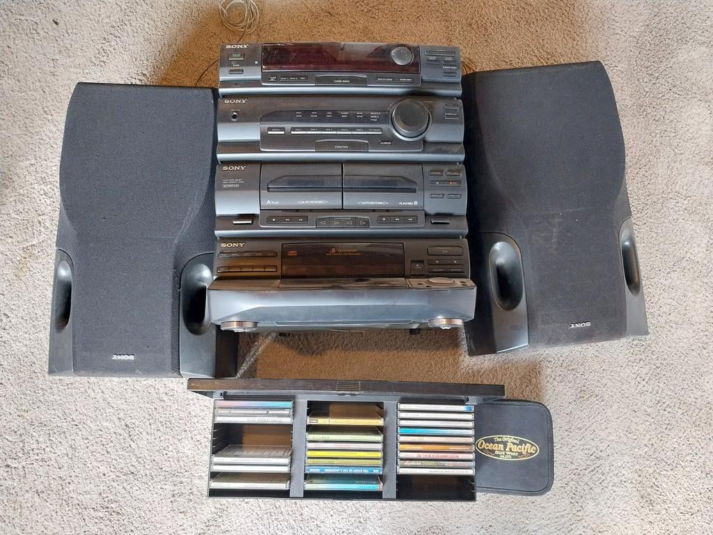 Sony geluidsinstallatie, Ophalen, Gebruikt