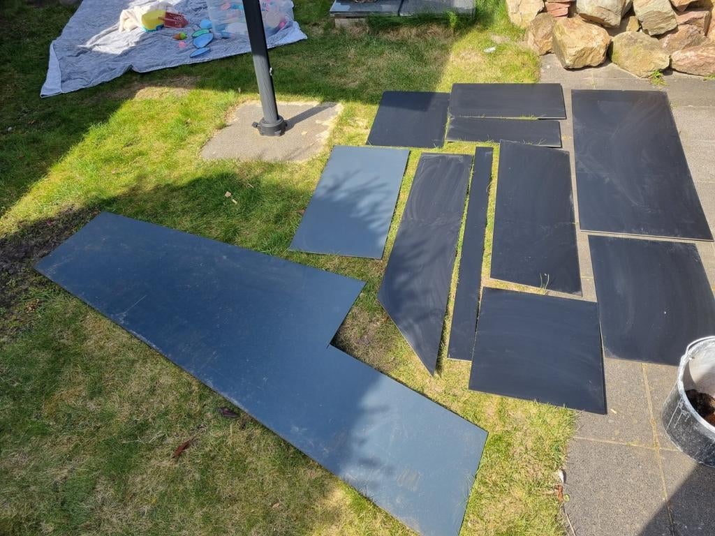 Diverse trespa stukken, Doe-het-zelf en Verbouw, Platen en Panelen, Ophalen