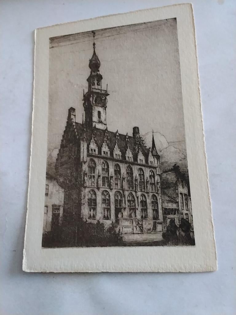 VEERE. STADHUIS, Ophalen of Verzenden, Zeeland